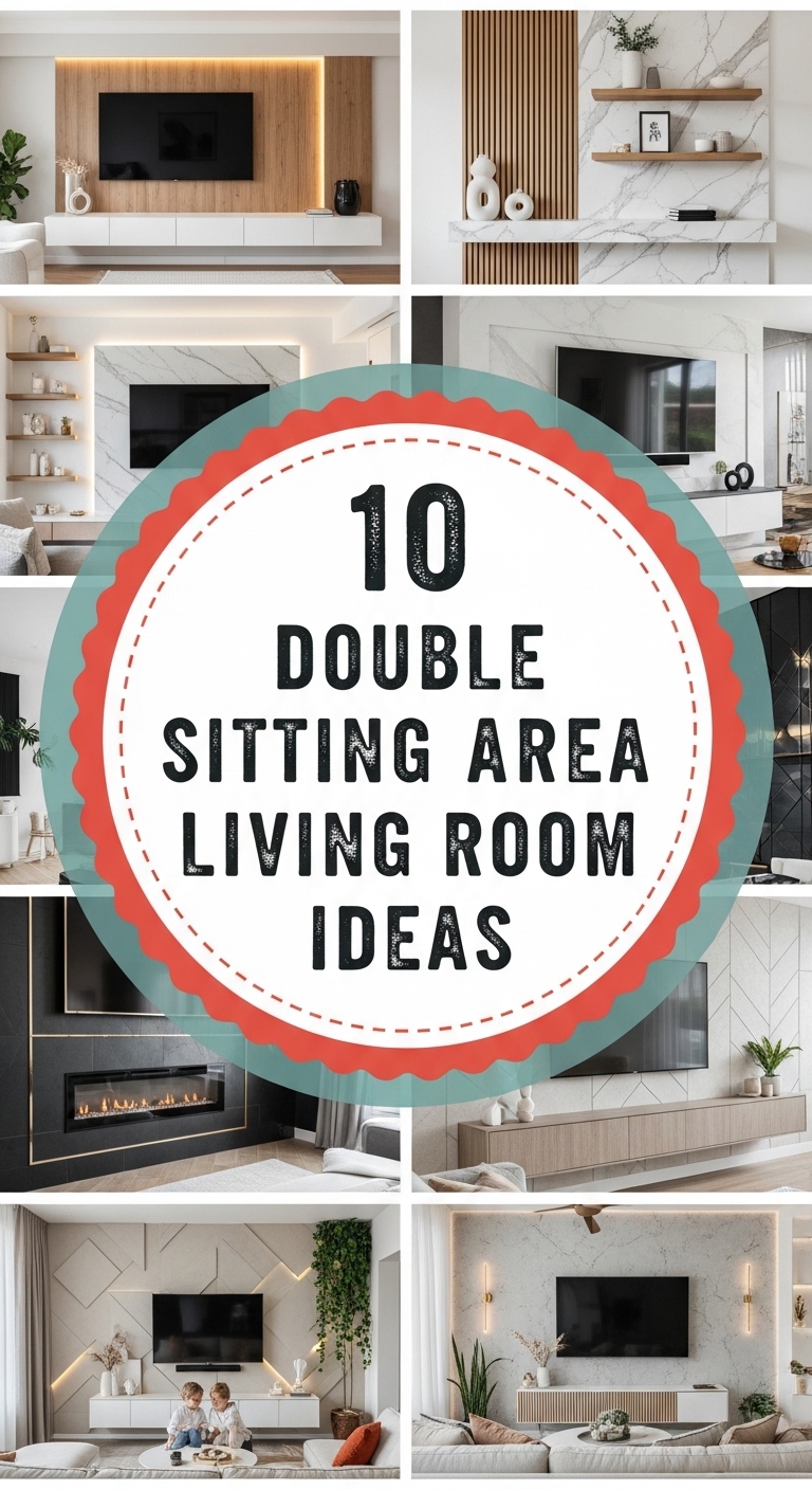10 Double Sitting Area Living Room Ideas