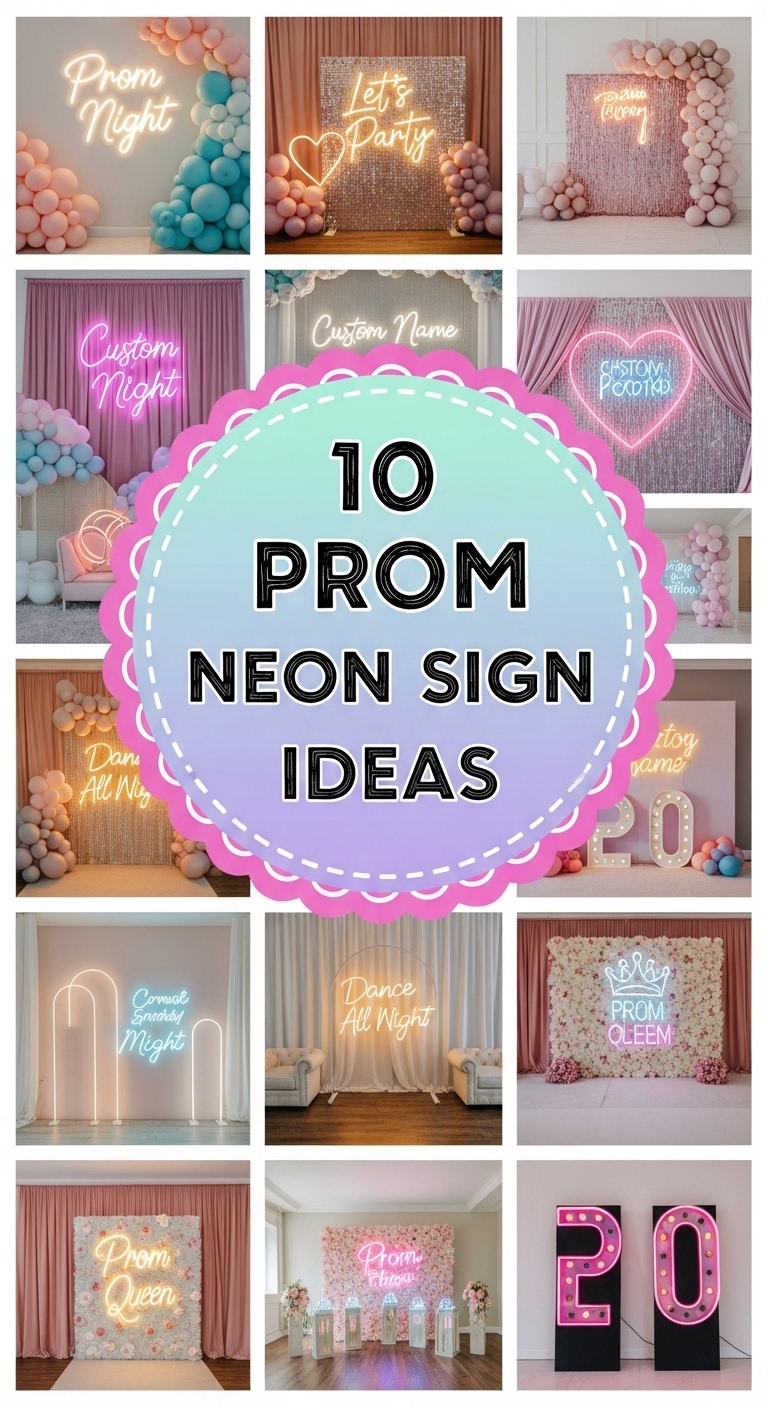 10 Prom Neon Sign Ideas