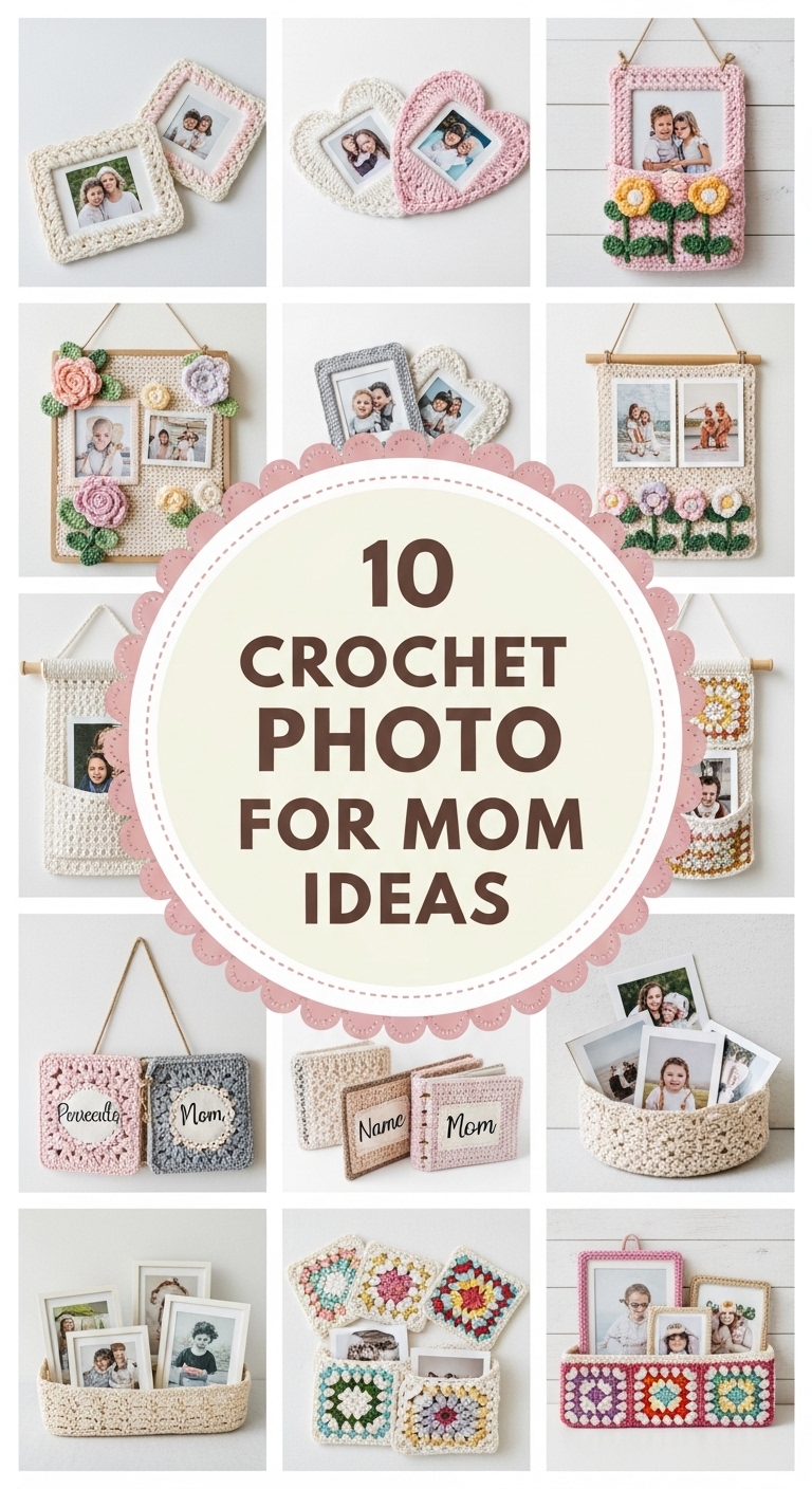 10 Crochet Photo for Mom Ideas