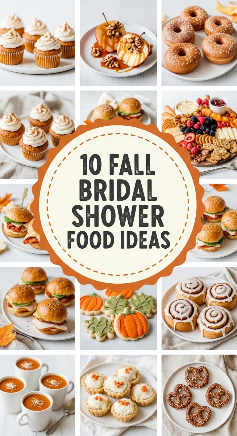 10 Fall Bridal Shower Food Ideas