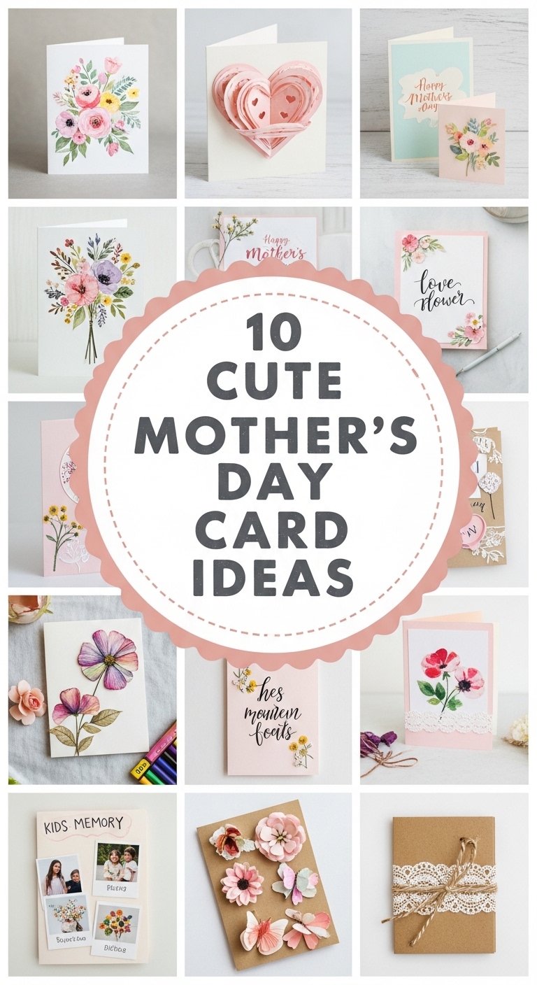 10 Cute Mother’s Day Card Ideas