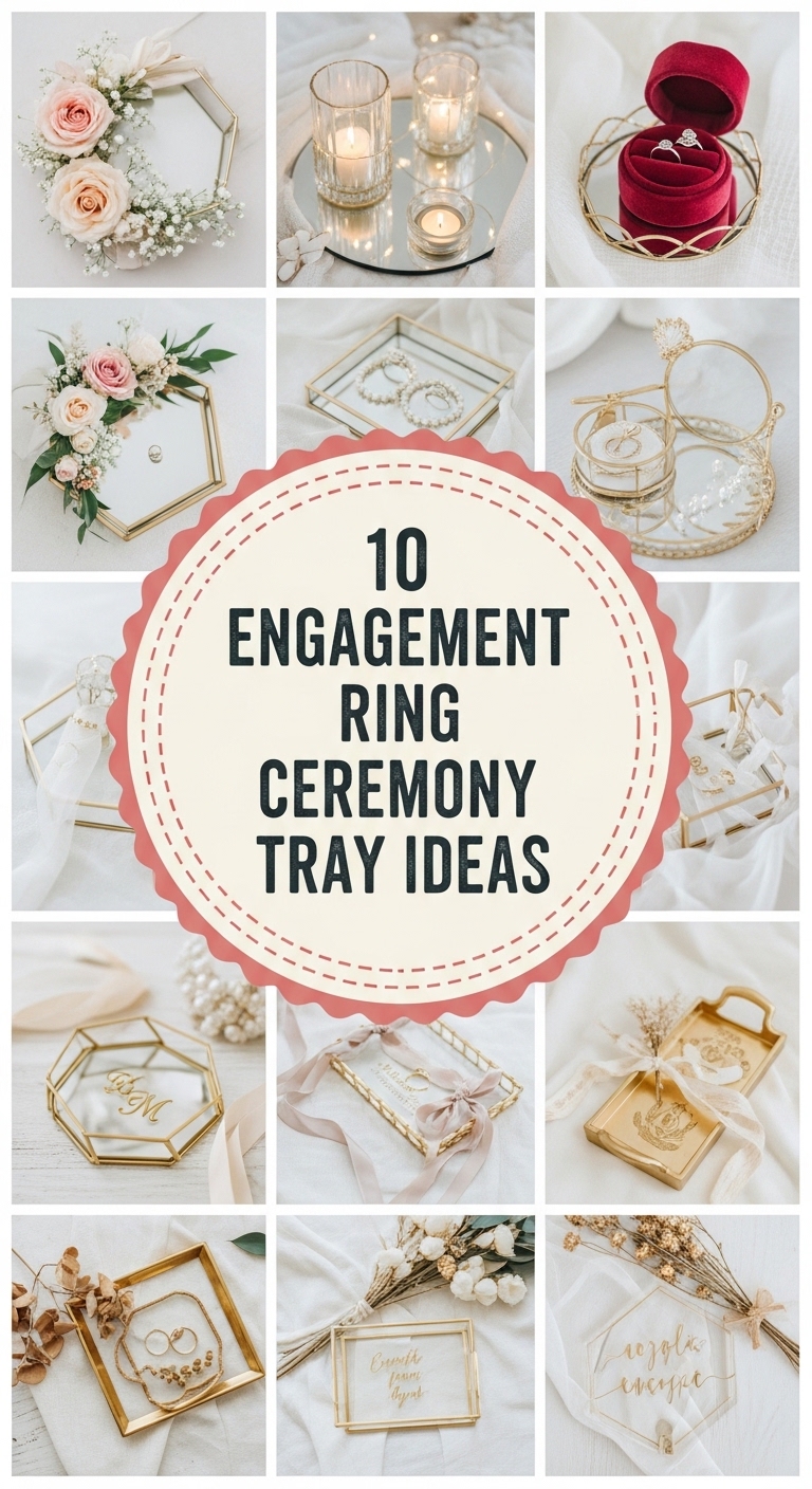 10 Engagement Ring Ceremony Tray Ideas
