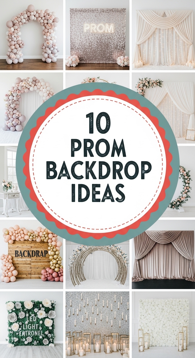 10 PROM BACKDROP IDEAS