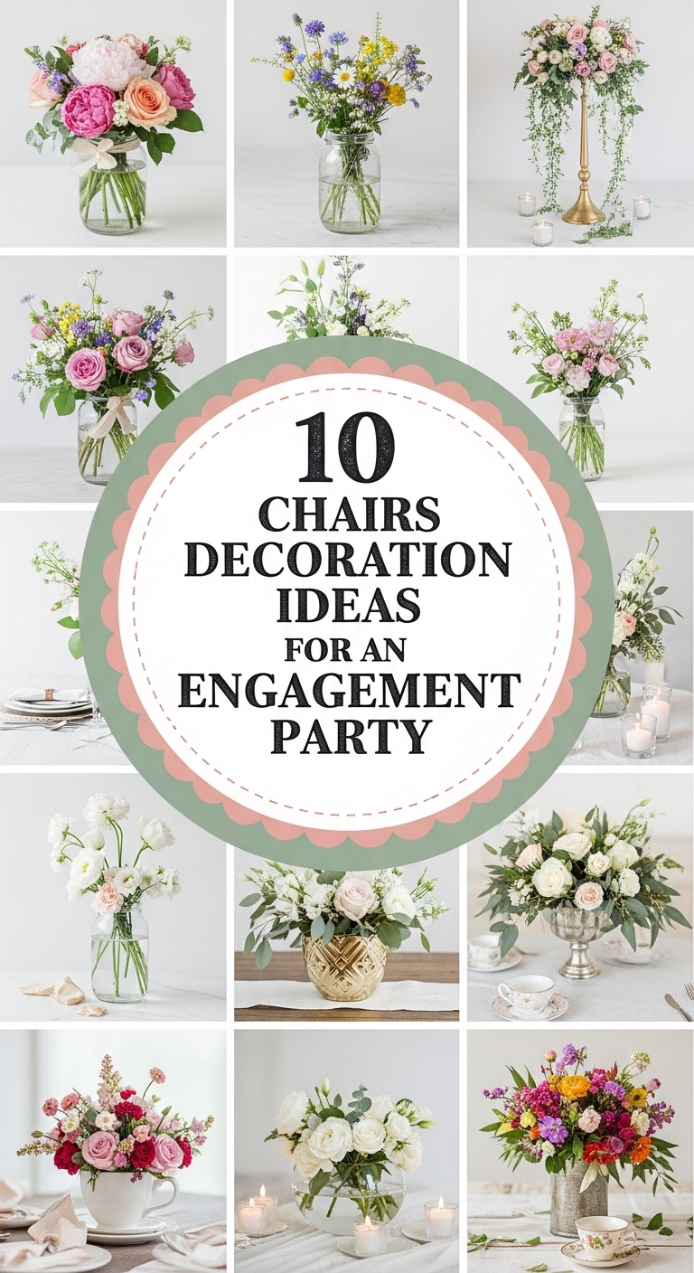 10 Chairs Decoration Ideas for an Engagement Party