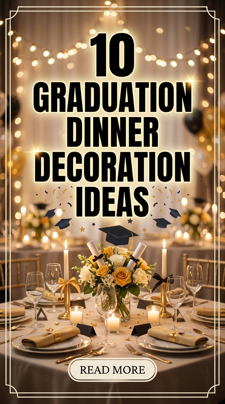 10 Graduation Dinner Decoration Ideas