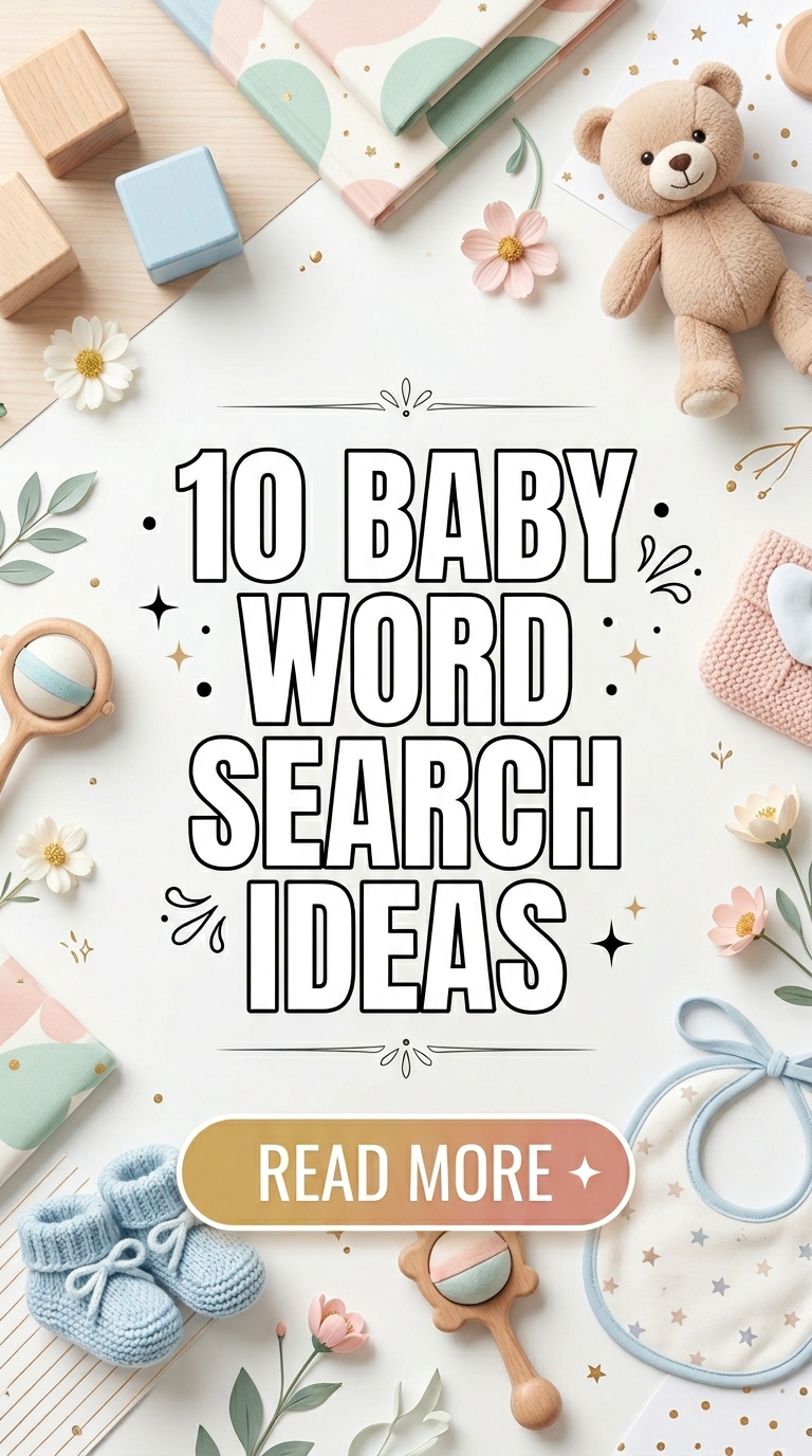 10 Baby Word Search Ideas