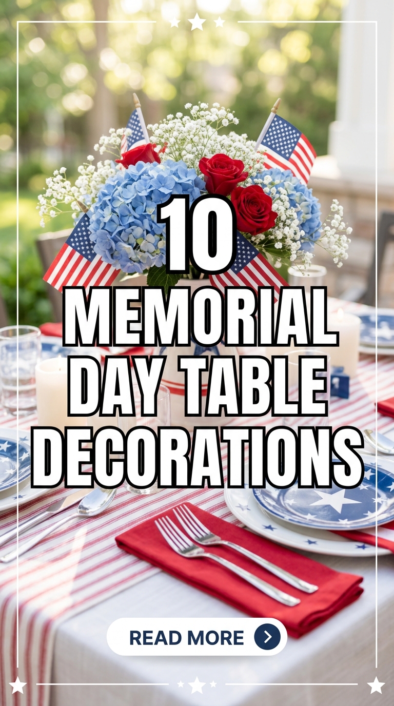 10 Memorial Day Table Decorations