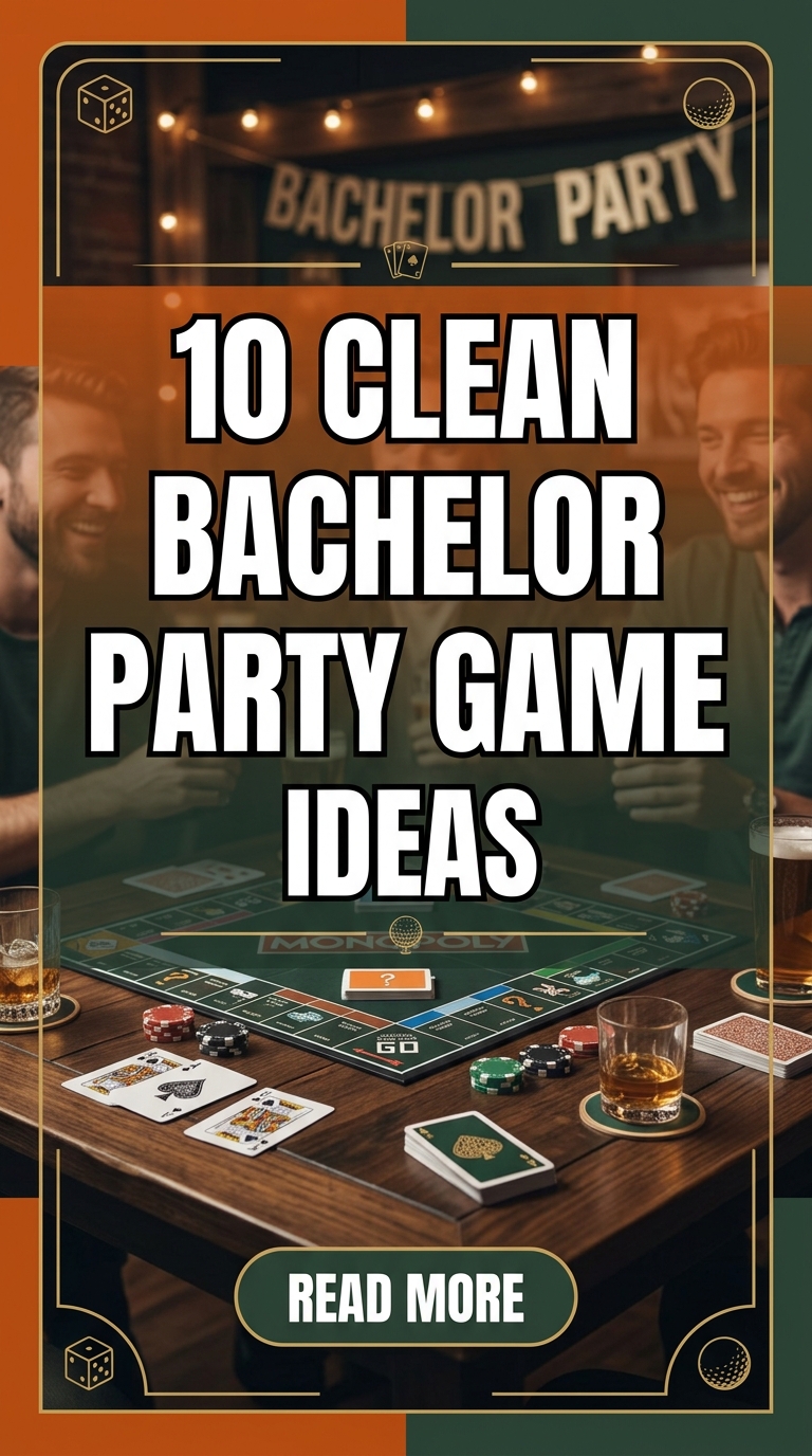 10 Clean Bachelor Party Games Ideas