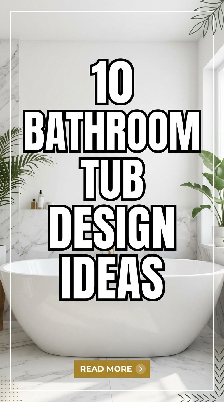 10 Bathroom Tub Design Ideas