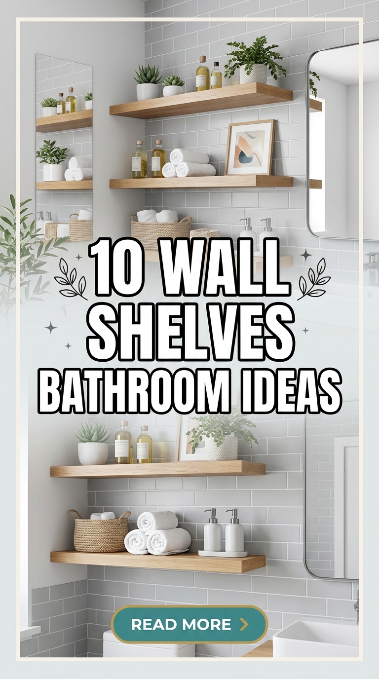 10 Wall Shelves Bathroom Ideas
