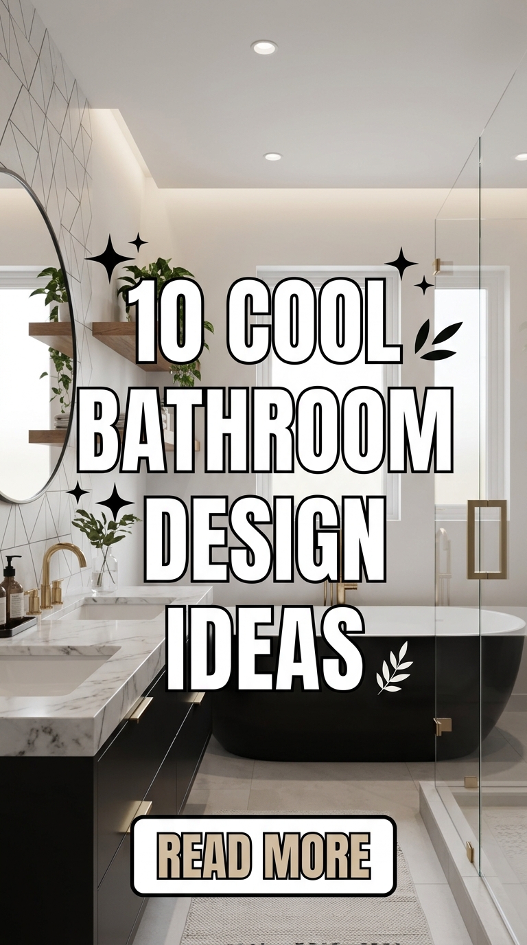 10 Cool Bathroom Design Ideas