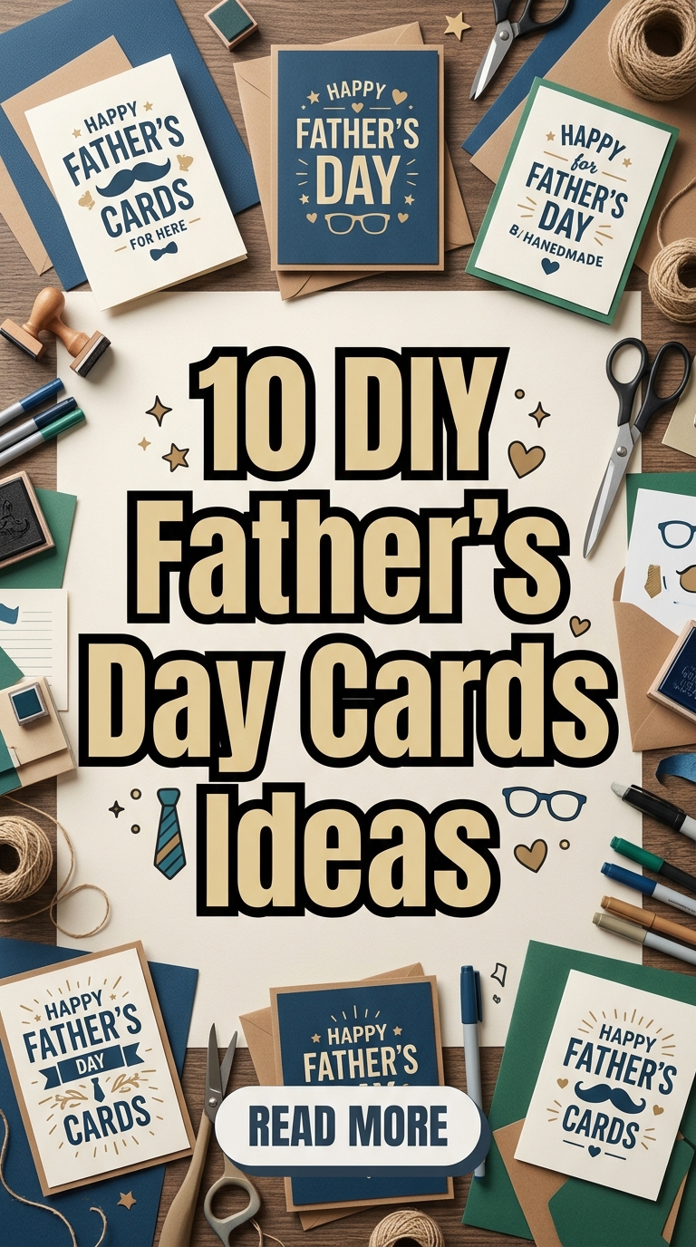 10 DIY Father’s Day Cards Ideas