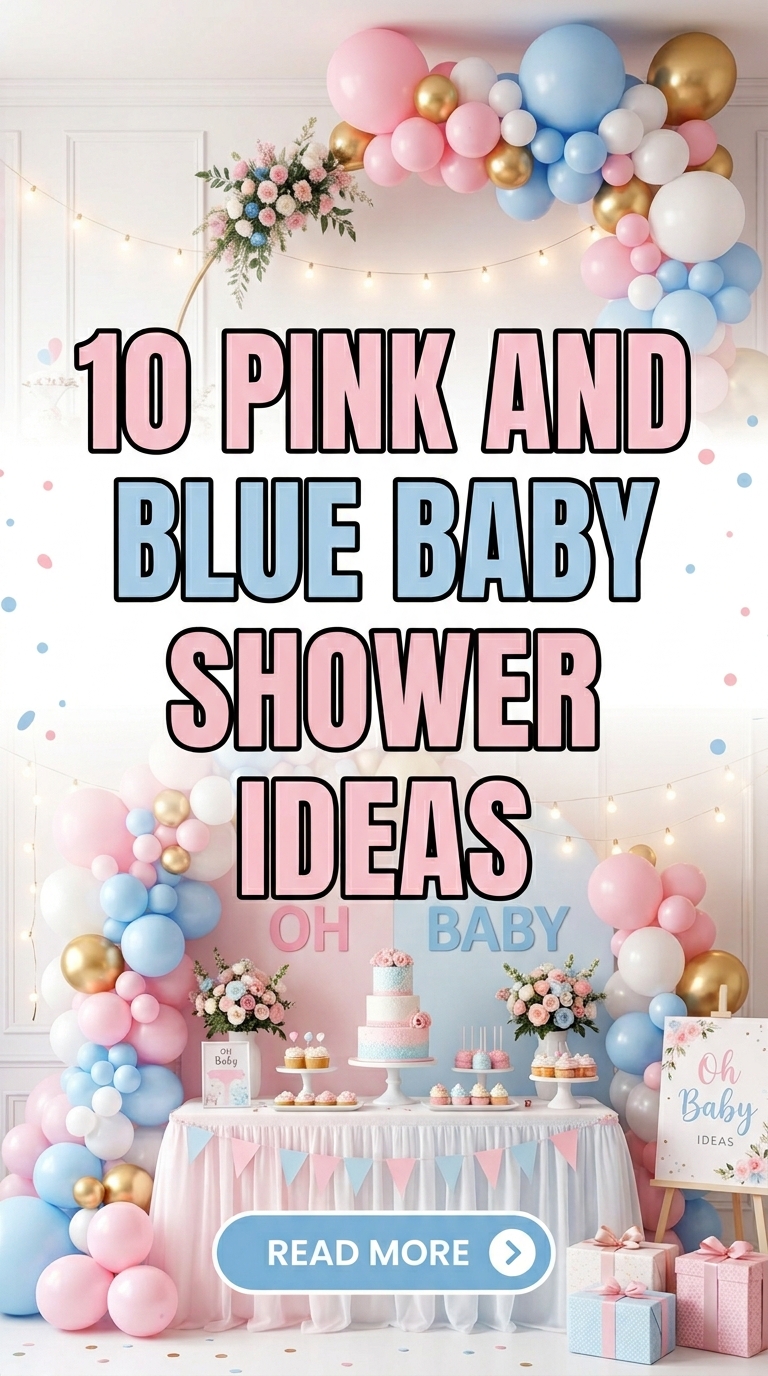 10 Pink and Blue Baby Shower Ideas