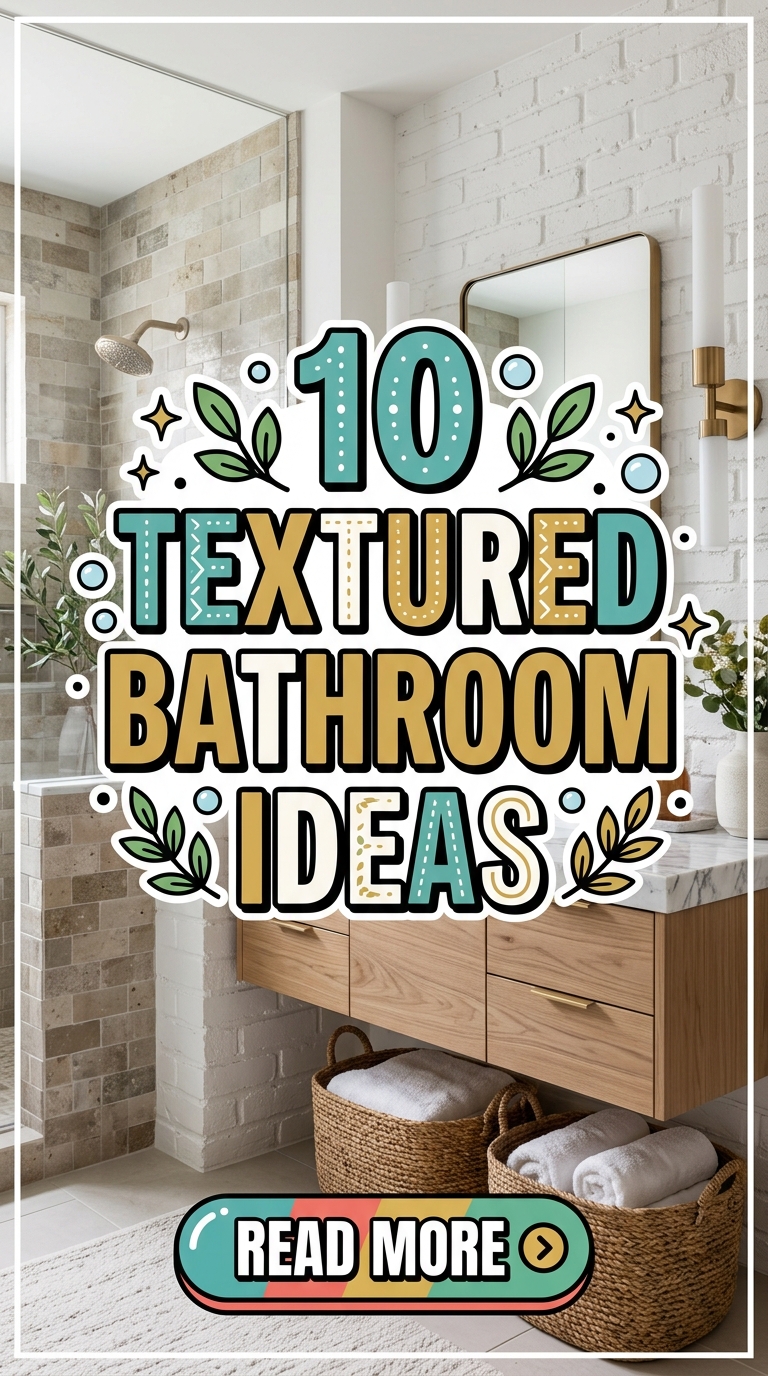 10 Textured Bathroom Ideas