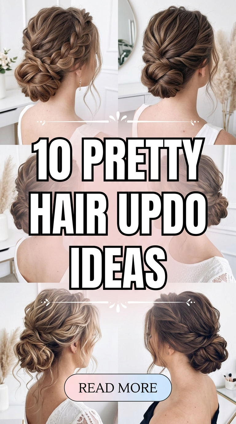 10 Pretty Hair Updo Ideas