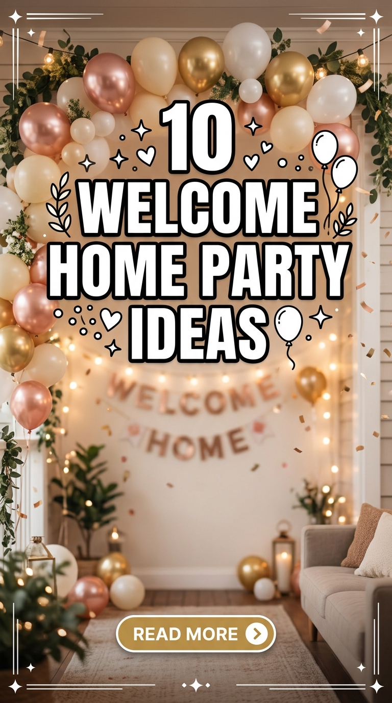 10 Welcome Home Party Ideas