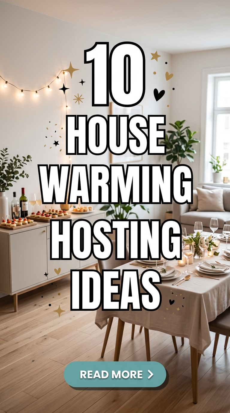 10 House Warming Hosting Ideas