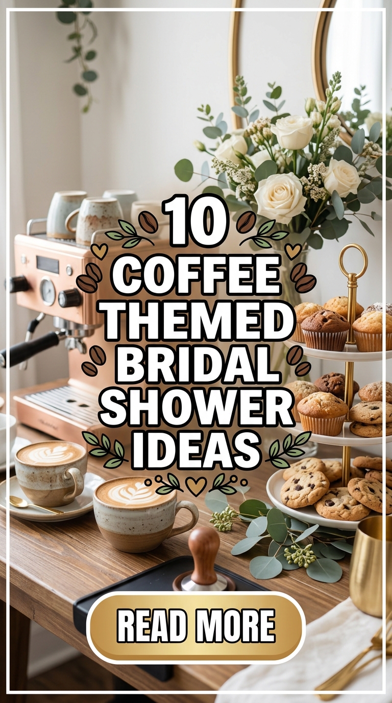 10 Coffee Themed Bridal Shower Ideas