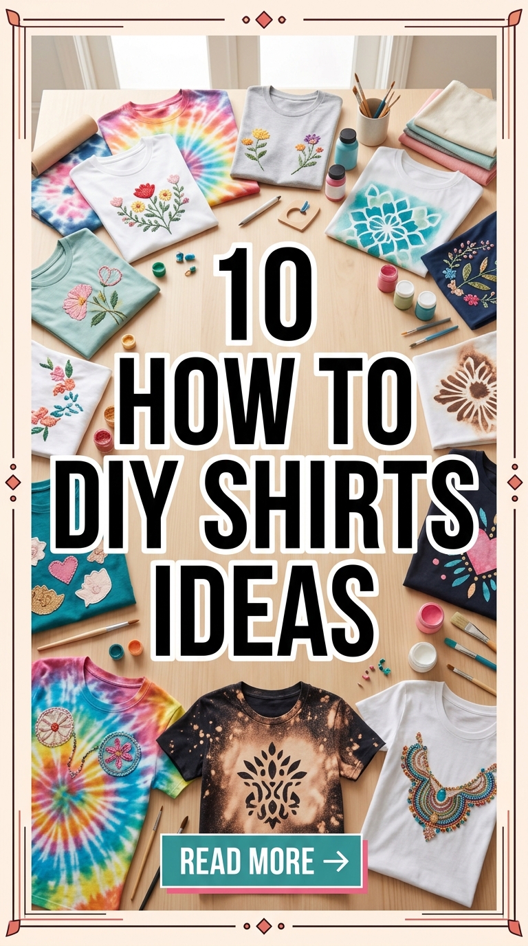 10 How To DIY Shirts Ideas
