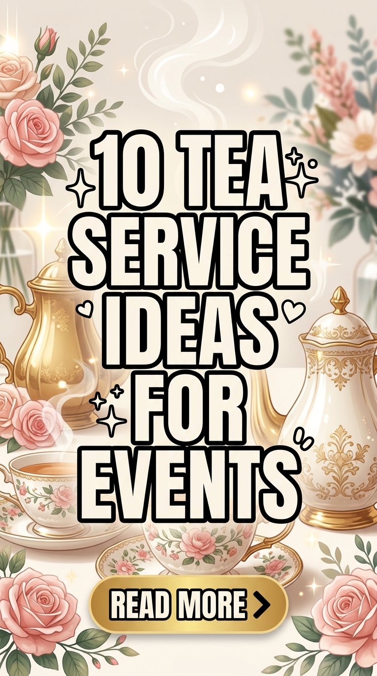10 Tea Service Ideas for Events