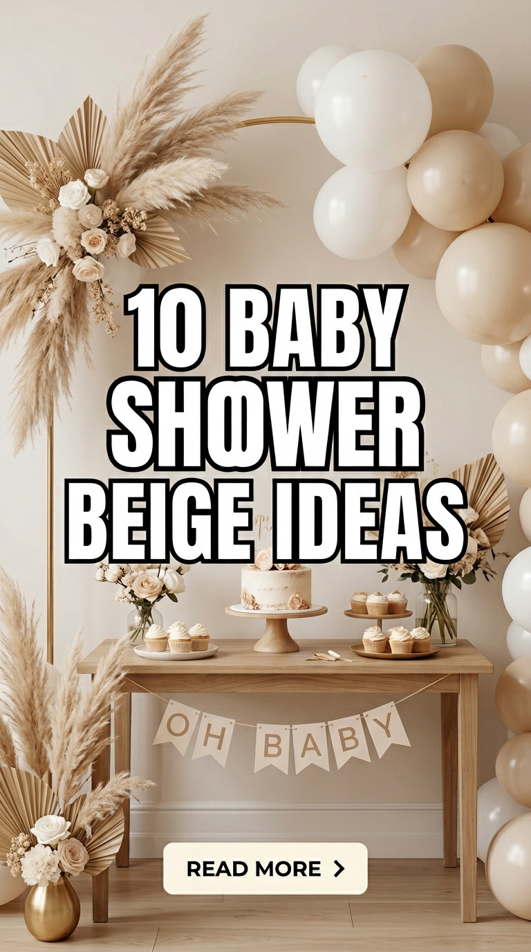 10 Baby Shower Beige Ideas