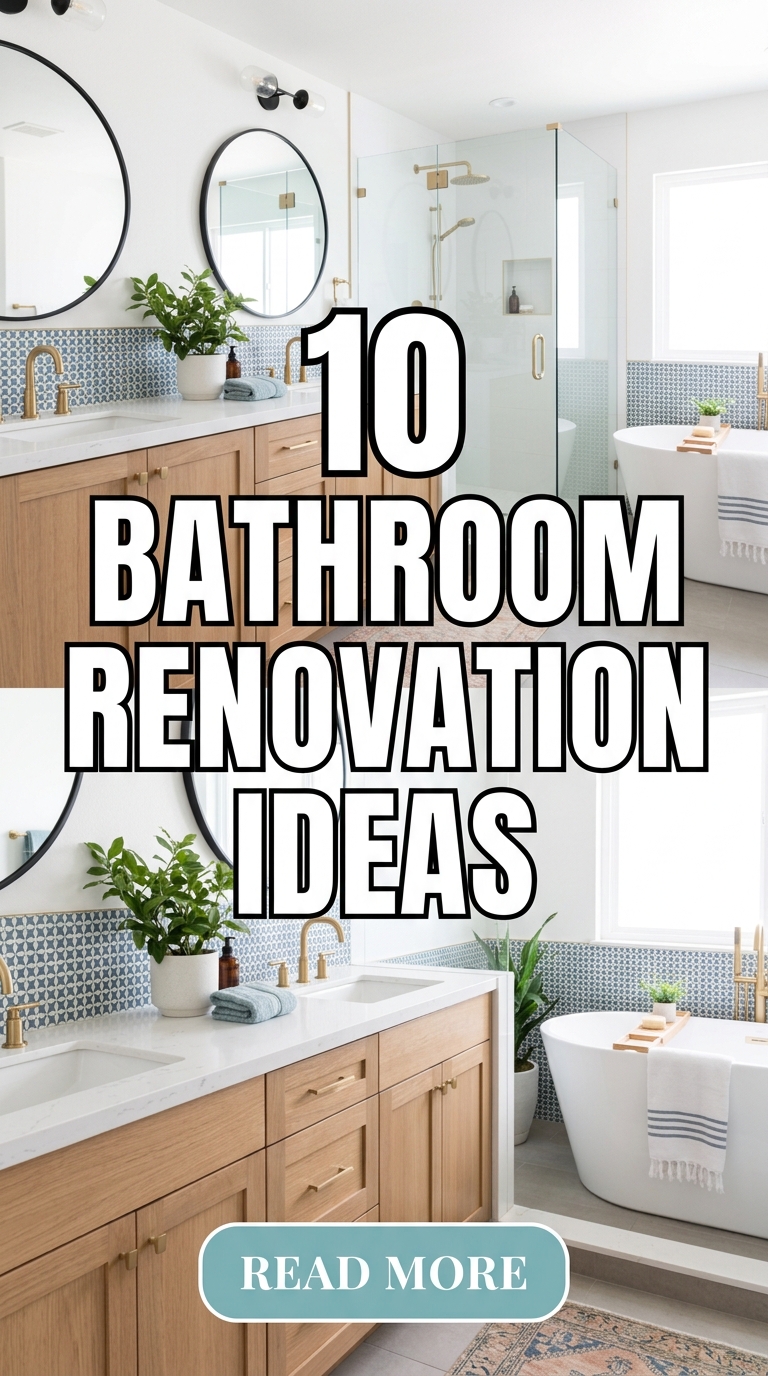 10 Bathroom Renovation Ideas
