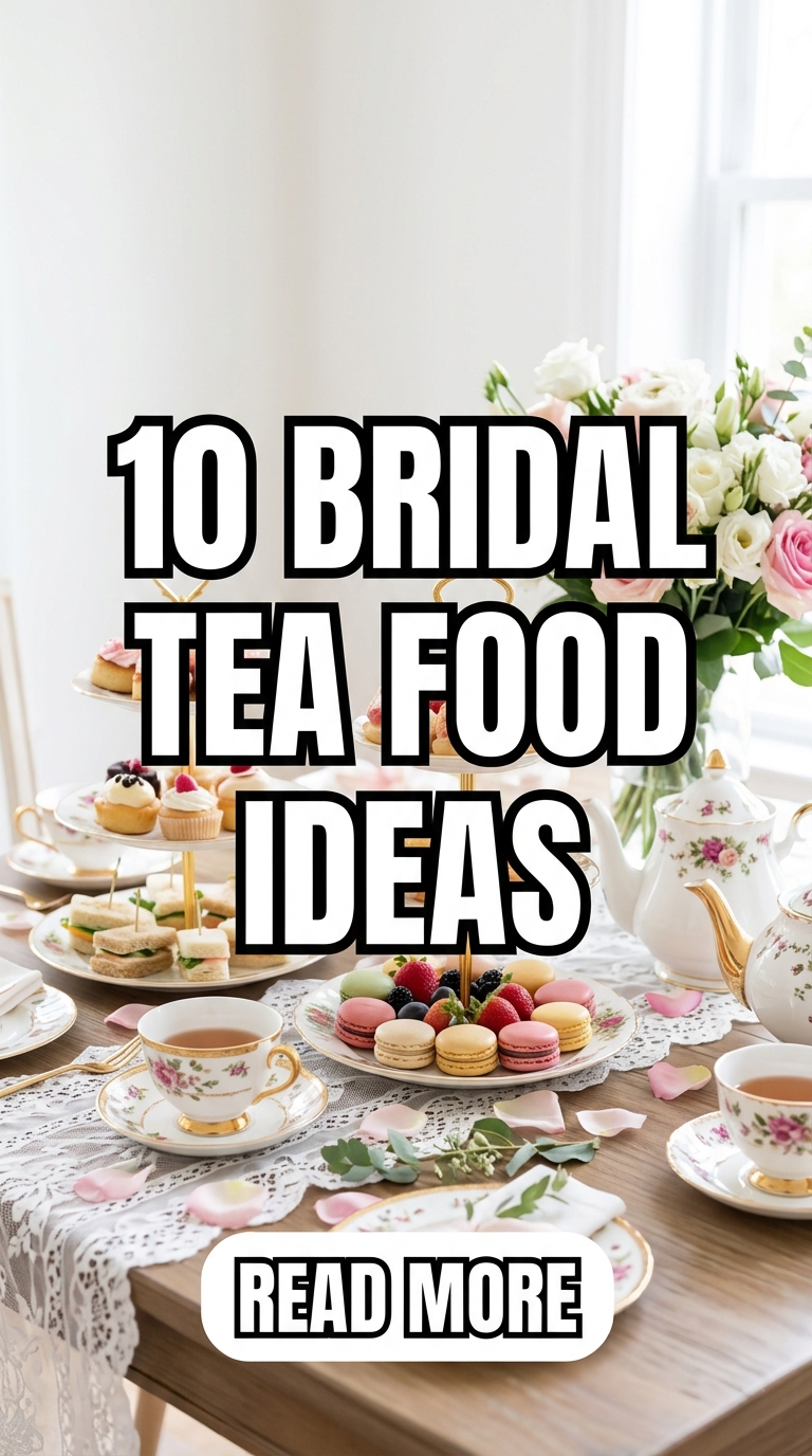 10 Bridal Tea Food Ideas