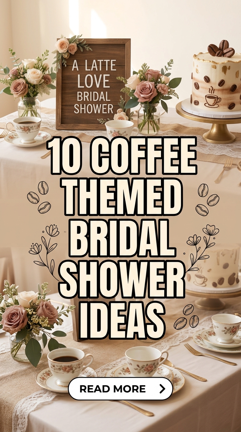 10 Coffee Themed Bridal Shower Ideas