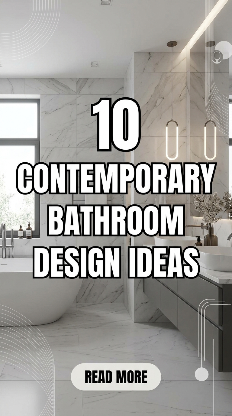 10 Contemporary Bathroom Design Ideas