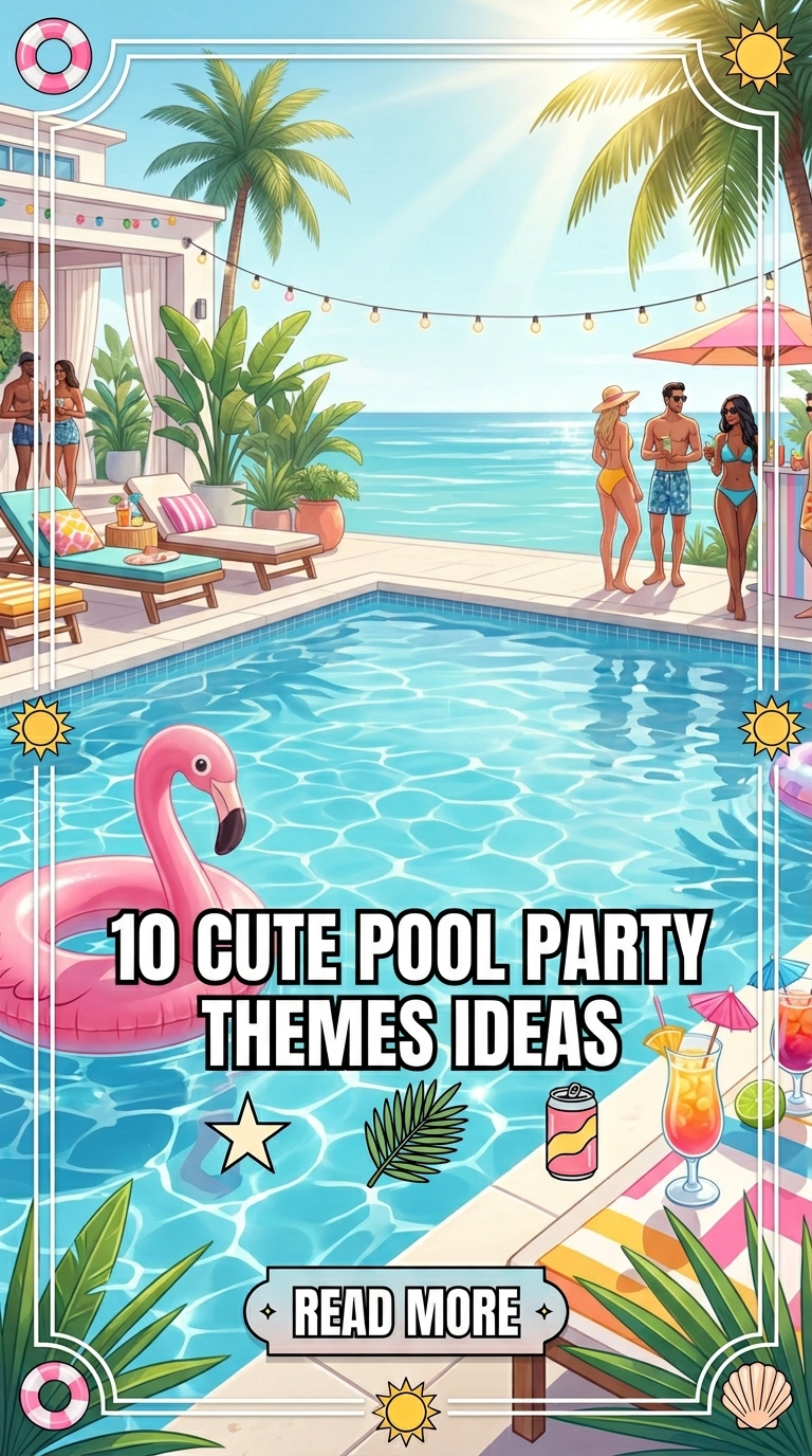10 Cute Pool Party Themes Ideas