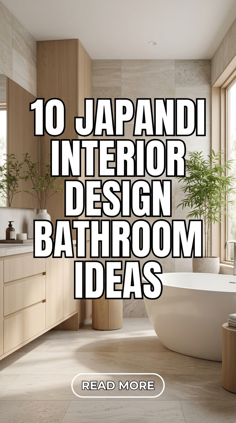 10 Japandi Interior Design Bathroom Ideas