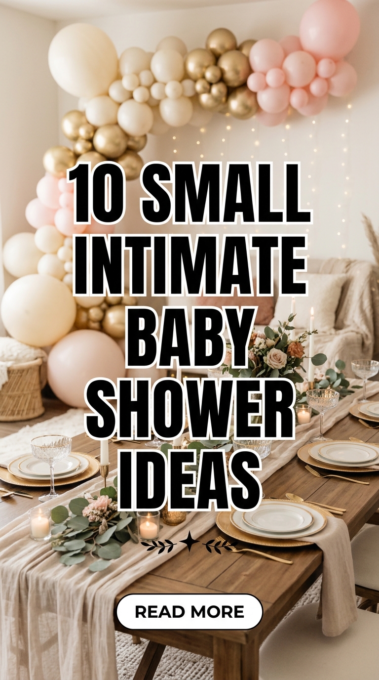 10 Small Intimate Baby Shower Ideas