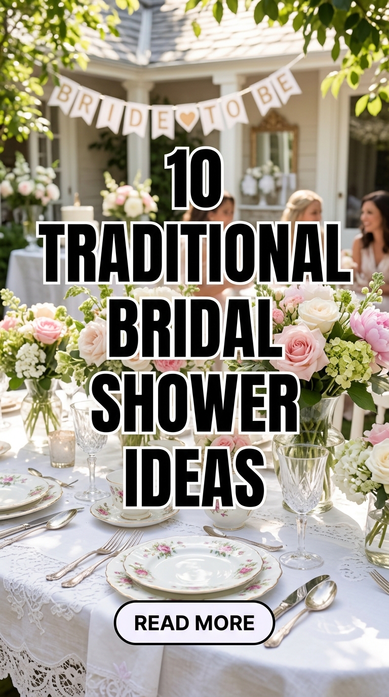 10 Traditional Bridal Shower Ideas